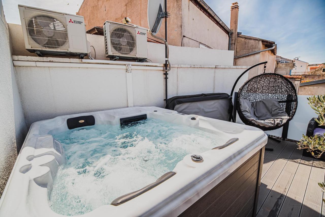 Downtown Luxury Apartments With Hot Tub Vodice Luaran gambar